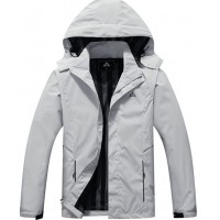 Men's Waterproof Rain Jacket Lightweight Hooded Ra...